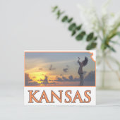 De houder van de vlakken briefkaart (Staand voorkant)