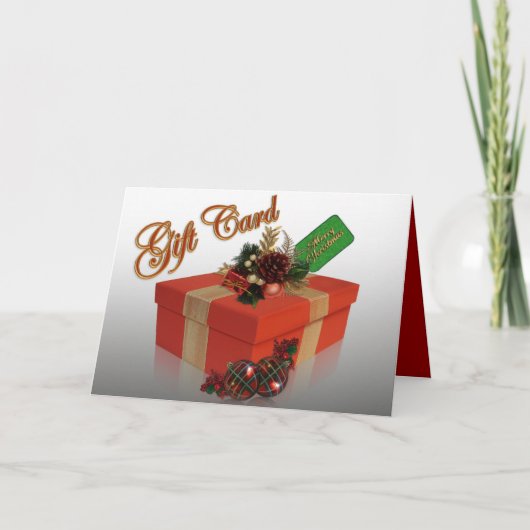 De Houders van het Geld van de kerstkaart Feestdagen Kaart (Voorkant)