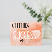 De houding... de Oranje Achtergrond van het Hoogte Briefkaart (Staand voorkant)