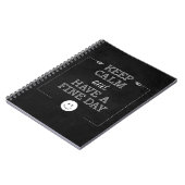 De houding houdt Inspirerend van het Citaat Chalkb Notitieboek (Linkerzijde)