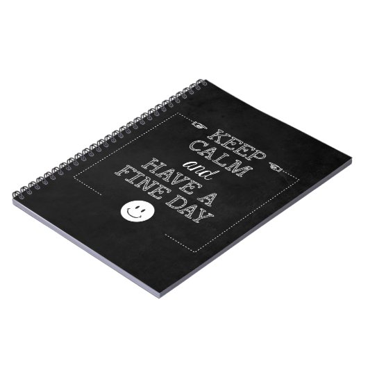 De houding houdt Inspirerend van het Citaat Chalkb Notitieboek (Linkerzijde)