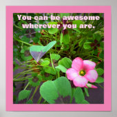 De houding is Alles Poster (Voorkant)