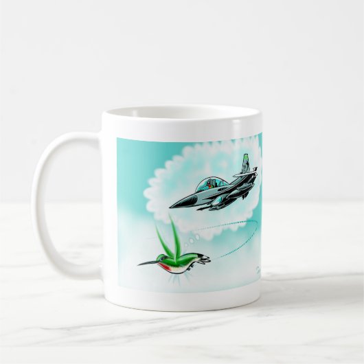 de houding is alles stingers koffiemok (Links)