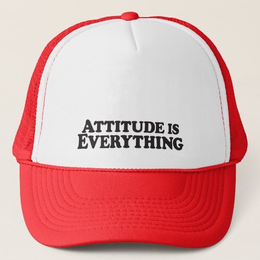 De houding is alles - Trucker Hat Pet (Voorkant)
