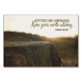 De houding is besmettelijk kaart (Voorkant)
