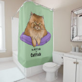 De houding is Catitude Douchegordijn (In situ)