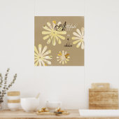 De houding is een Keuze Poster (Keuken)