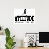 De houding is sterk dan feiten poster (Thuiskantoor)