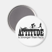De houding is sterker dan feiten magneet (Voorkant / Achterkant)