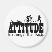 De houding is sterker dan feiten magneet (Voorkant)