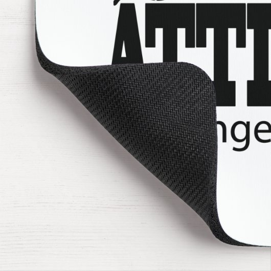 De houding is sterker dan feiten muismat (Hoek)