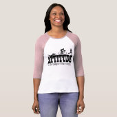 De houding is sterker dan feiten t-shirt (Voorkant volledig)