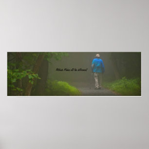 De houding maakt al Poster 12"x36" van het Verschi