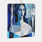 De houding van “Caelith” – een abstract portret Keramisch Ornament (Rechts)