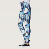 De houding van “Caelith” – Een abstract portret Leggings (Links)