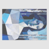 De houding van “Caelith” – een abstract portret Tissuepapier (Voorkant)