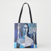 De houding van “Caelith” – een abstract portret Tote Bag (Voorkant)