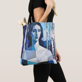 De houding van “Caelith” – een abstract portret Tote Bag