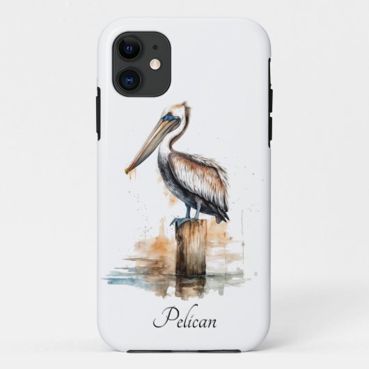 De houding van de pelikaan Case-Mate iPhone case (Achterkant)