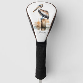 De houding van de pelikaan golfheadcover
