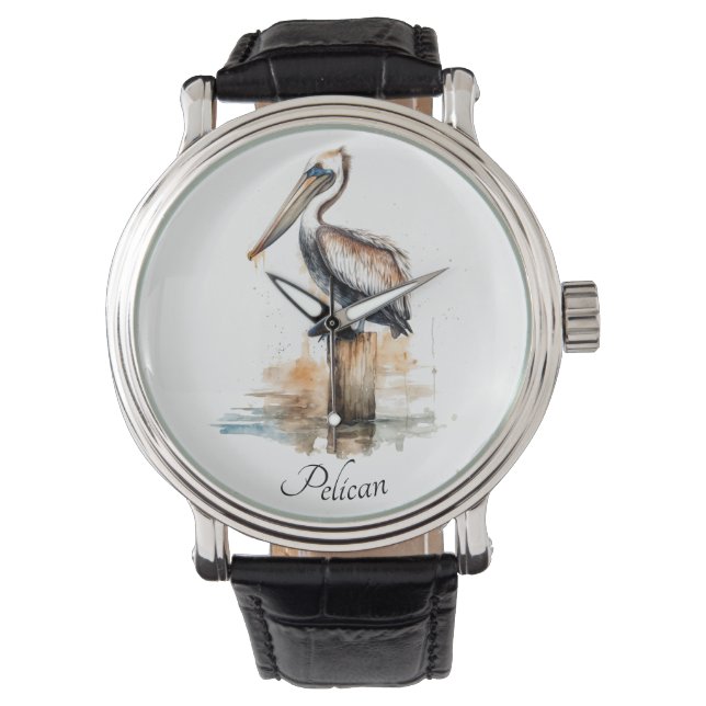 De houding van de pelikaan horloge (Voorkant)