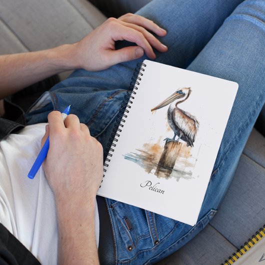 De houding van de pelikaan notitieboek