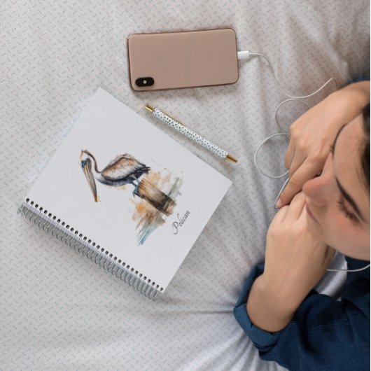 De houding van de pelikaan notitieboek