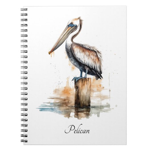 De houding van de pelikaan notitieboek (Voorkant)