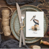 De houding van de pelikaan notitiekaartje