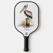 De houding van de pelikaan pickleball paddle (Achterkant)