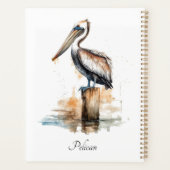 De houding van de pelikaan planner (Achterkant)