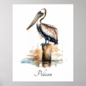 De houding van de pelikaan poster (Voorkant)