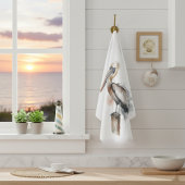 De houding van de pelikaan theedoek