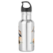 De houding van de pelikaan waterfles  (Achterkant)