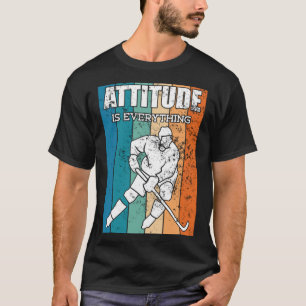 De houding van een ijshockeyspeler is alles t-shirt