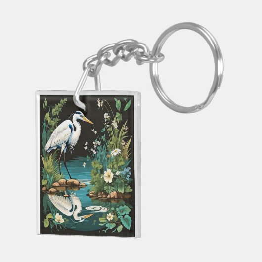 "De houding van sereniteit" Sleutelhanger (Achterkant Rechts)