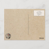 De houtdrukbriefkaart van Erich Heckel Briefkaart (Achterkant)