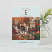 De houten Kaart van de Vakantie van de Foto van de (Staand voorkant)