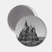 De houten kerken van Noorwegen Magneet (Voorkant / Achterkant)