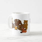 De houten Mok van de Bever van het Kenteken (Voorkant links)