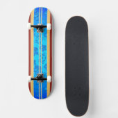 De Houten Surfplank van Hawiian Faux van Honu Skateboard (Voorkant)