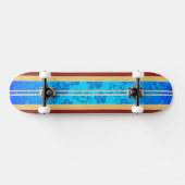 De Houten Surfplank van Hawiian Faux van Honu Skateboard (Horizontaal)