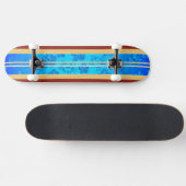 De Houten Surfplank van Hawiian Faux van Honu Skateboard (Horizontaal)
