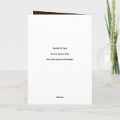 DE HOUTEN VERJAARDAG VAN DE SLANG KAART (Achterkant)