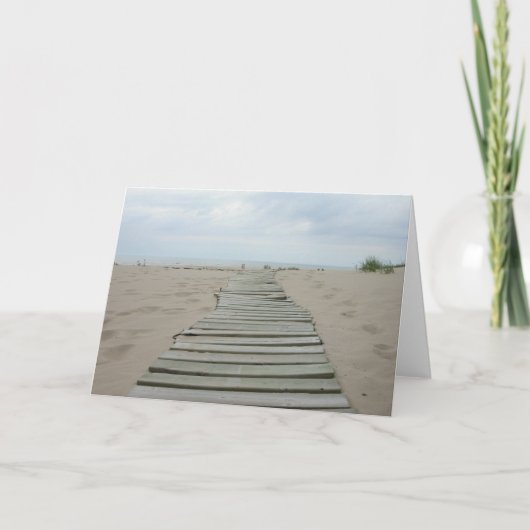 De houten Weg van de Plank Kaart (Voorkant)
