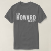 De Howard Family Howard Achternaam Howard T-shirt (Design voorkant)