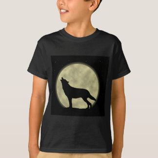 De Howling Wolf in de nacht T-shirt