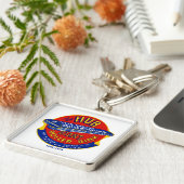 De Hub Roller Rink Chicago/Norridge Illinois Sleutelhanger (Zijkant)