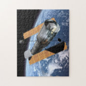 De Hubble ruimtetelescoop - artistieke rendering Legpuzzel (Verticaal)
