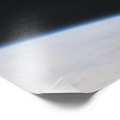 De Hubble Ruimtetelescoop in een baan boven Aarde  Foto Afdruk (Hoek)